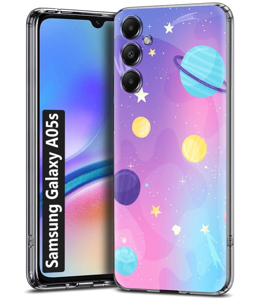     			NBOX Multicolor Printed Back Cover Silicon Compatible For Samsung Galaxy A05s ( Pack of 1 )