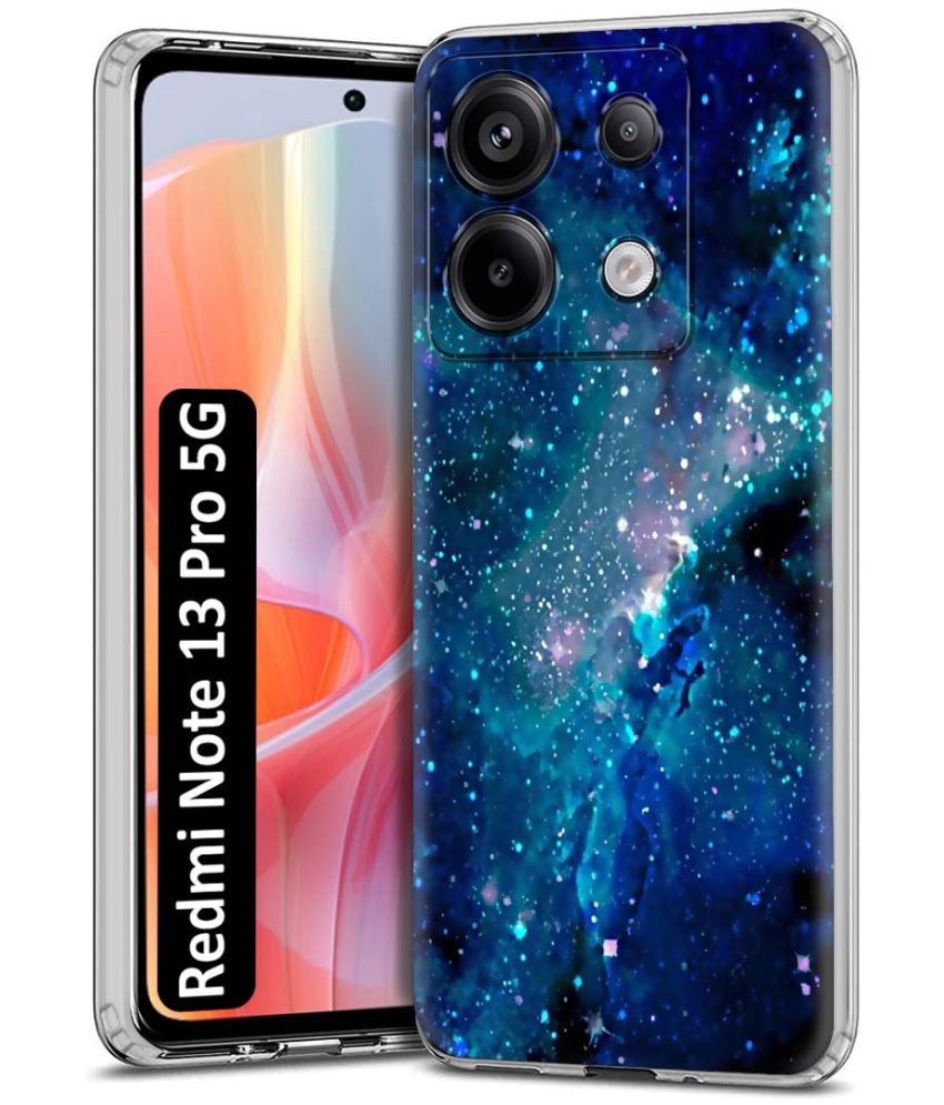     			NBOX Multicolor Printed Back Cover Silicon Compatible For Redmi Note 13 Pro 5G ( Pack of 1 )