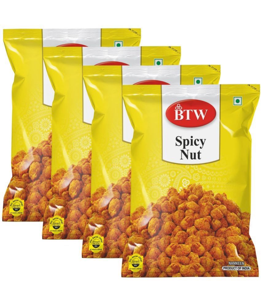     			BTW Spicy Nut Namkeen 800g (200g X 4)