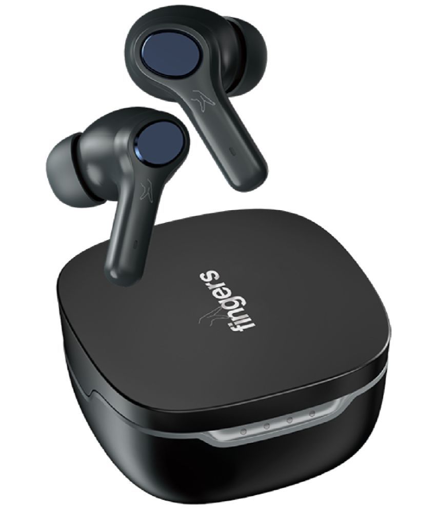     			FINGERS Go-Crystal Bluetooth Bluetooth Earphone In Ear Volume Controller Black