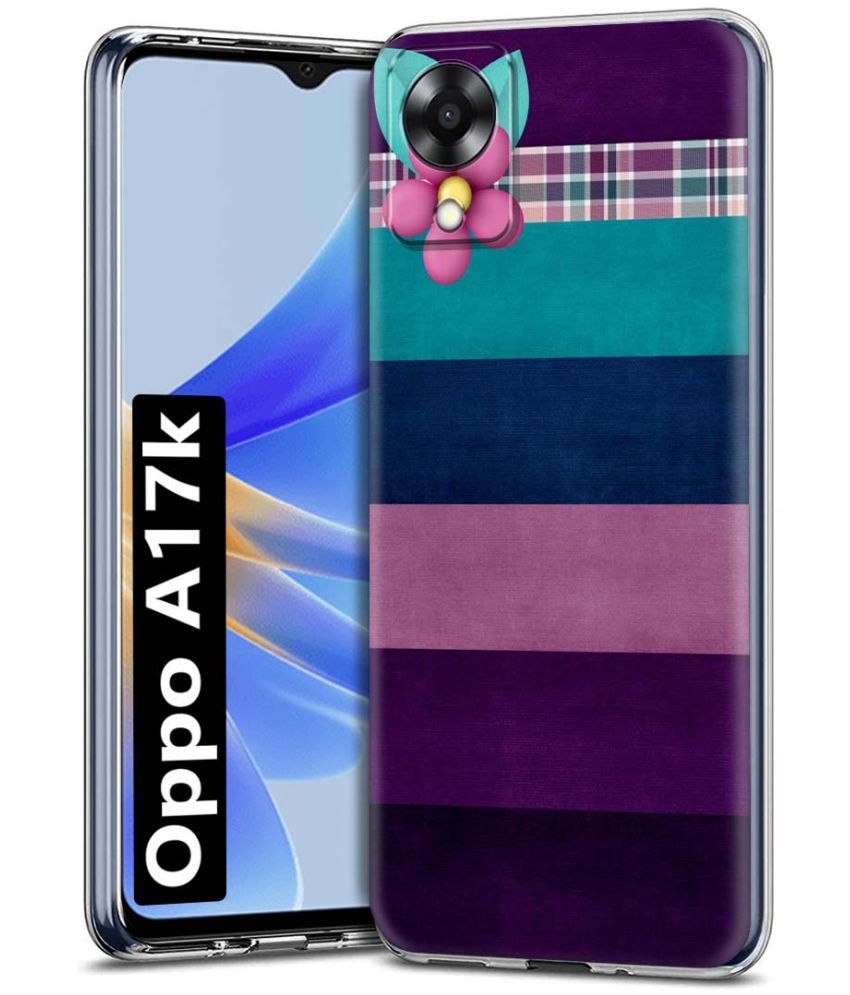     			Fashionury Multicolor Printed Back Cover Silicon Compatible For Oppo A17K ( Pack of 1 )