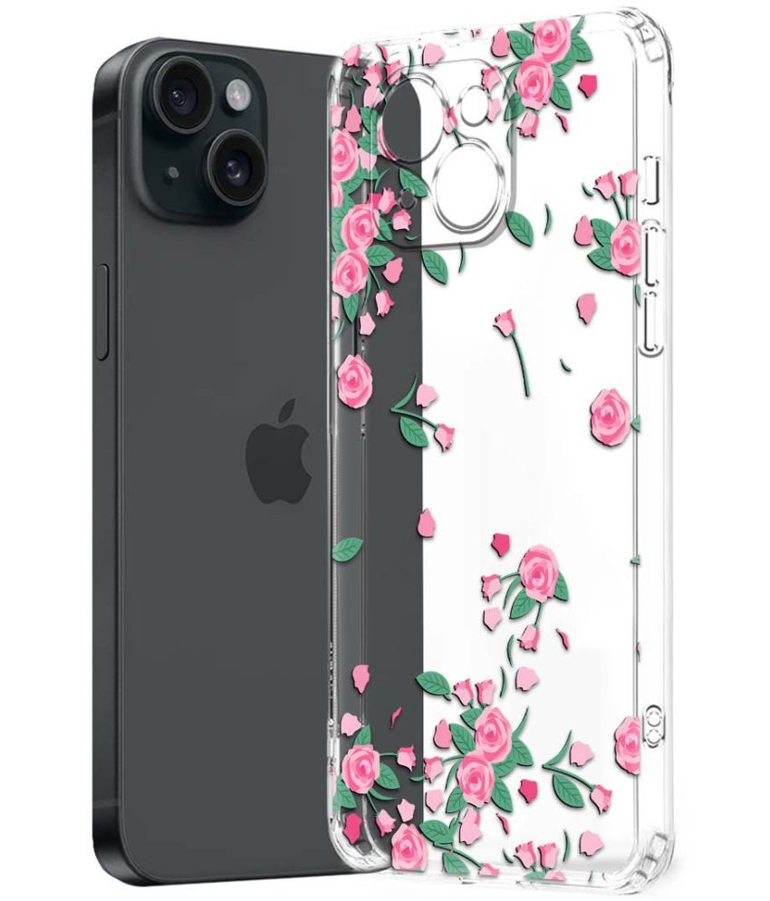     			Fashionury Multicolor Printed Back Cover Silicon Compatible For Apple iPhone 15 Plus ( Pack of 1 )