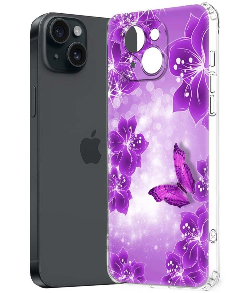     			Fashionury Multicolor Printed Back Cover Silicon Compatible For Apple iPhone 15 Plus ( Pack of 1 )