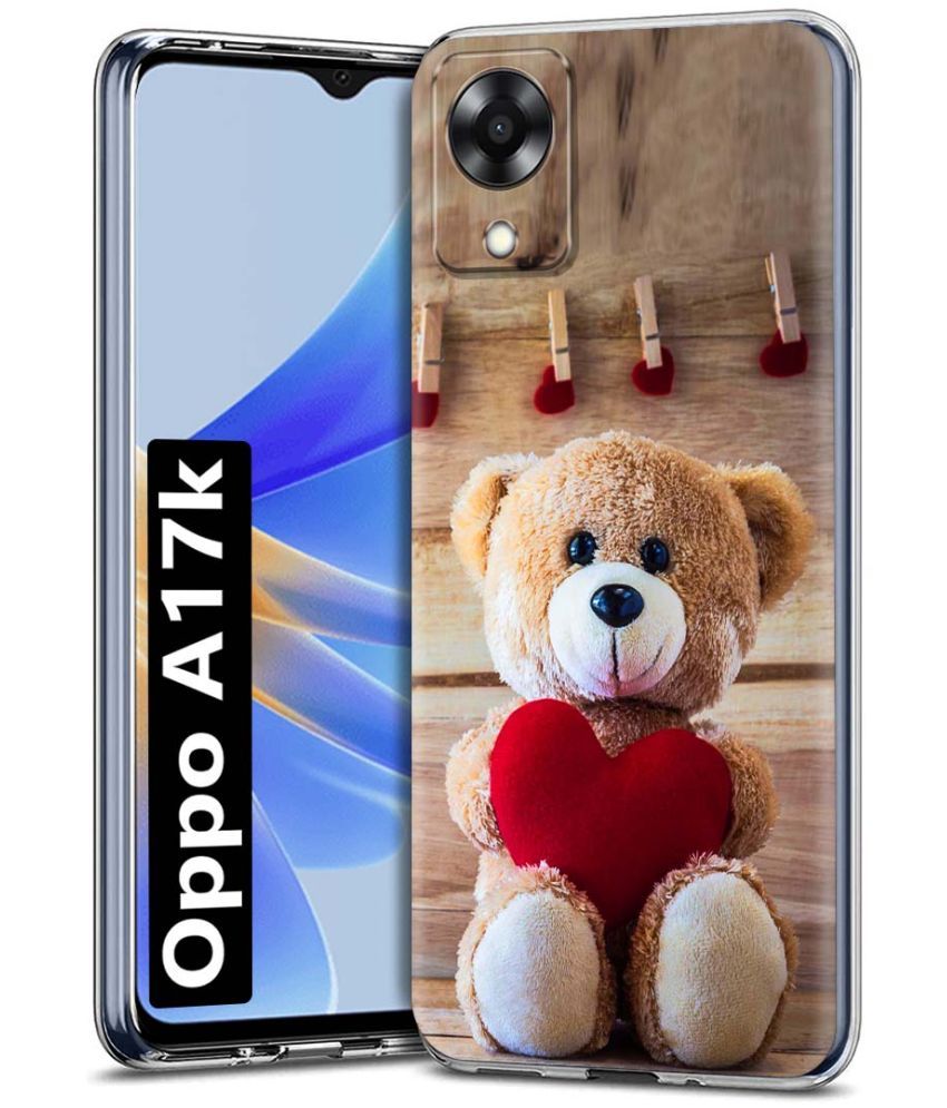     			Fashionury Multicolor Printed Back Cover Silicon Compatible For Oppo A17K ( Pack of 1 )