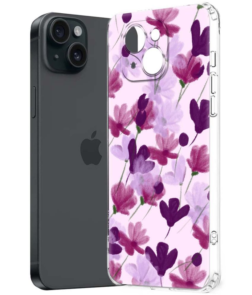     			Fashionury Multicolor Printed Back Cover Silicon Compatible For Apple iPhone 15 Plus ( Pack of 1 )