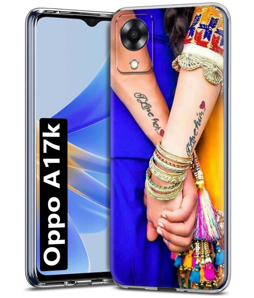     			Fashionury Multicolor Printed Back Cover Silicon Compatible For Oppo A17K ( Pack of 1 )