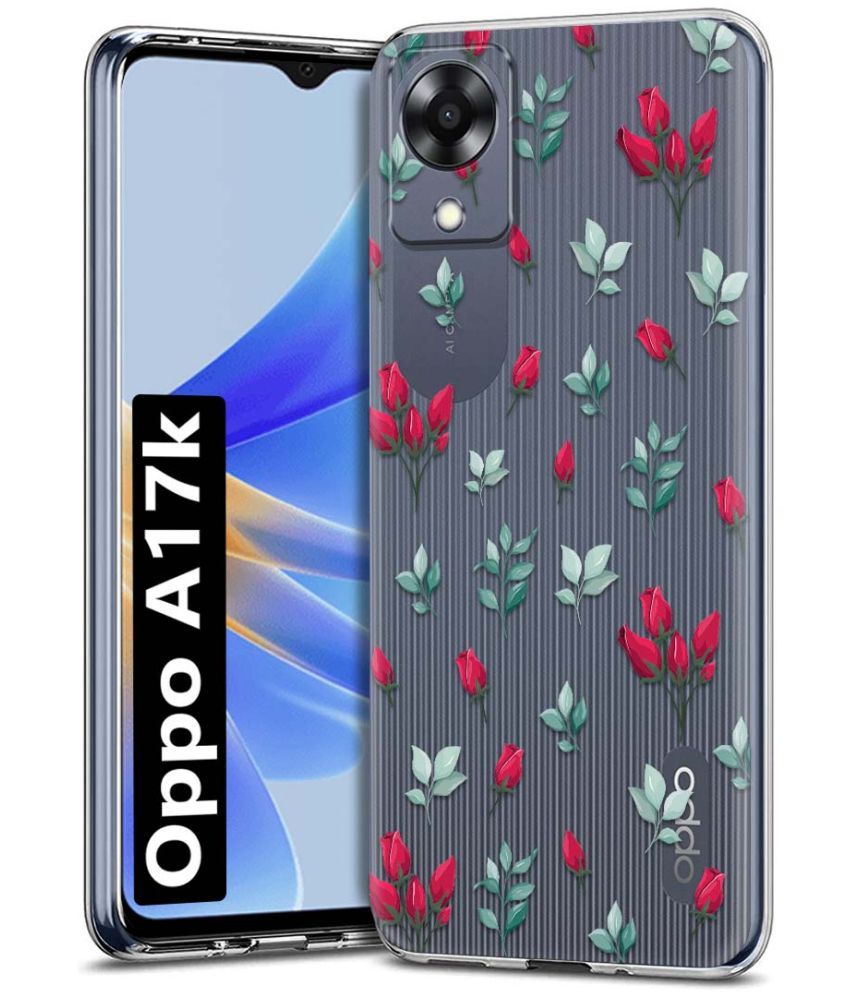     			Fashionury Multicolor Printed Back Cover Silicon Compatible For Oppo A17K ( Pack of 1 )