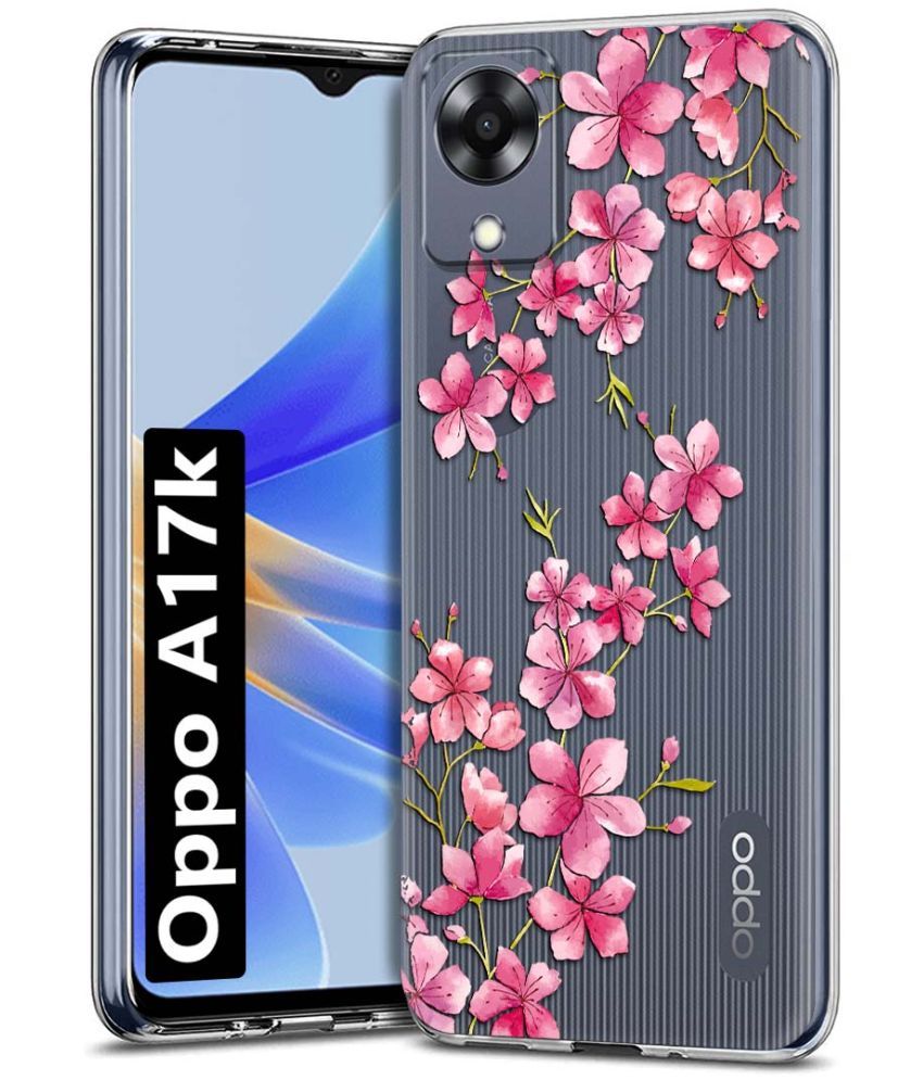     			Fashionury Multicolor Printed Back Cover Silicon Compatible For Oppo A17K ( Pack of 1 )