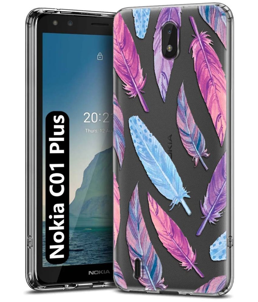     			Fashionury Multicolor Printed Back Cover Silicon Compatible For Nokia C01 Plus ( Pack of 1 )