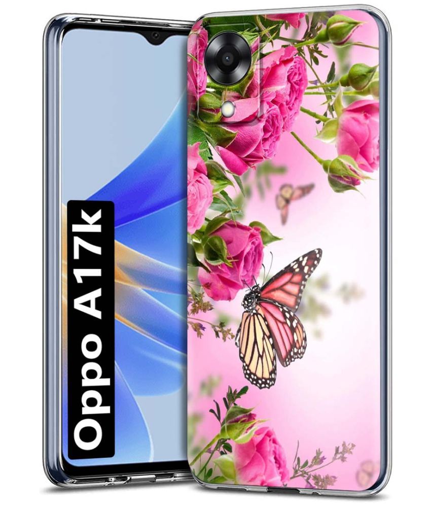     			Fashionury Multicolor Printed Back Cover Silicon Compatible For Oppo A17K ( Pack of 1 )