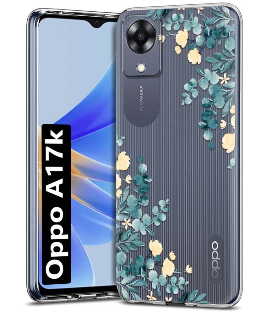     			Fashionury Multicolor Printed Back Cover Silicon Compatible For Oppo A17K ( Pack of 1 )