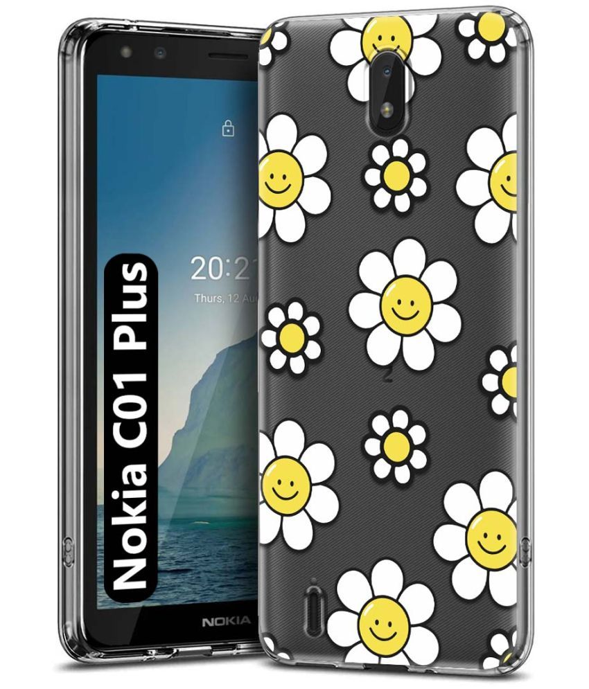     			Fashionury Multicolor Printed Back Cover Silicon Compatible For Nokia C01 Plus ( Pack of 1 )