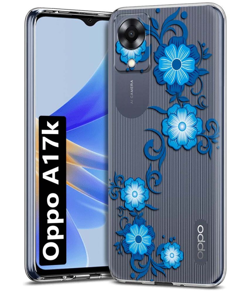     			Fashionury Multicolor Printed Back Cover Silicon Compatible For Oppo A17K ( Pack of 1 )