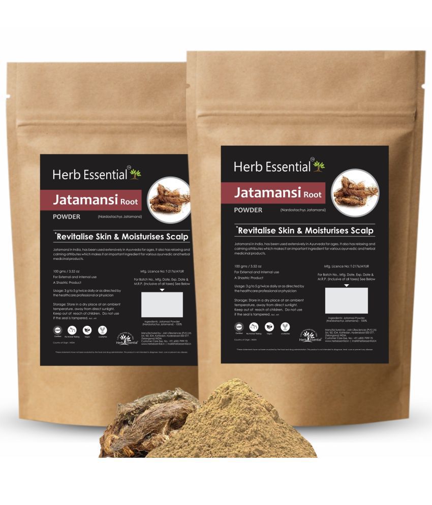     			Herb Essential Jatamansi Root Powder 100 gm Pack Of 2