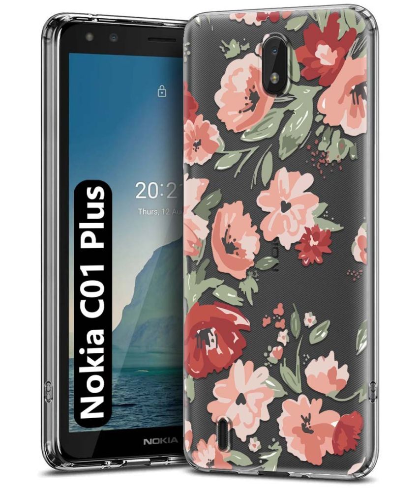     			NBOX Multicolor Printed Back Cover Silicon Compatible For Nokia C01 Plus ( Pack of 1 )