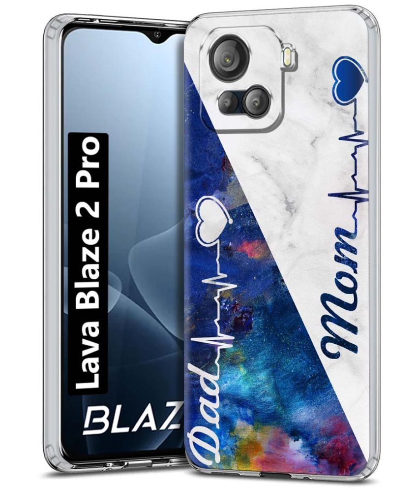     			NBOX Multicolor Printed Back Cover Silicon Compatible For Lava Blaze 2 Pro ( Pack of 1 )