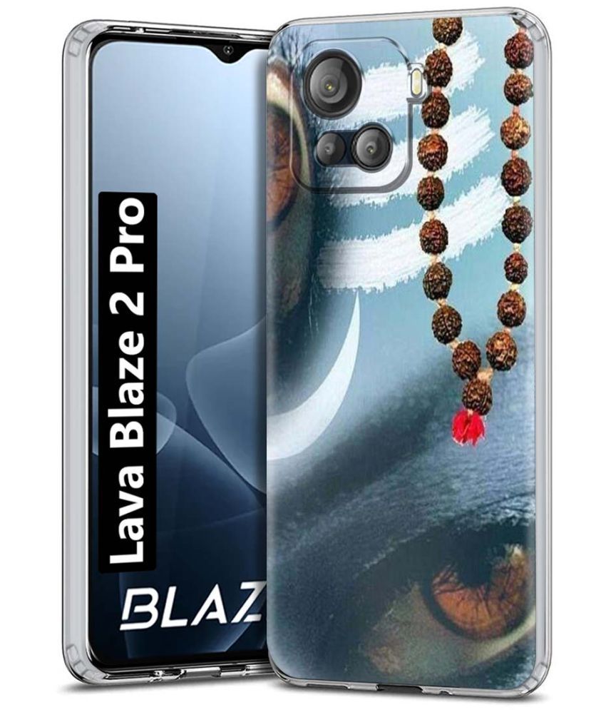     			NBOX Multicolor Printed Back Cover Silicon Compatible For Lava Blaze 2 Pro ( Pack of 1 )