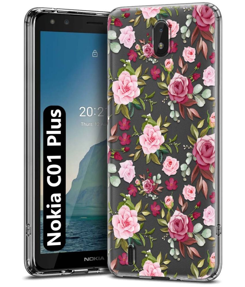     			NBOX Multicolor Printed Back Cover Silicon Compatible For Nokia C01 Plus ( Pack of 1 )