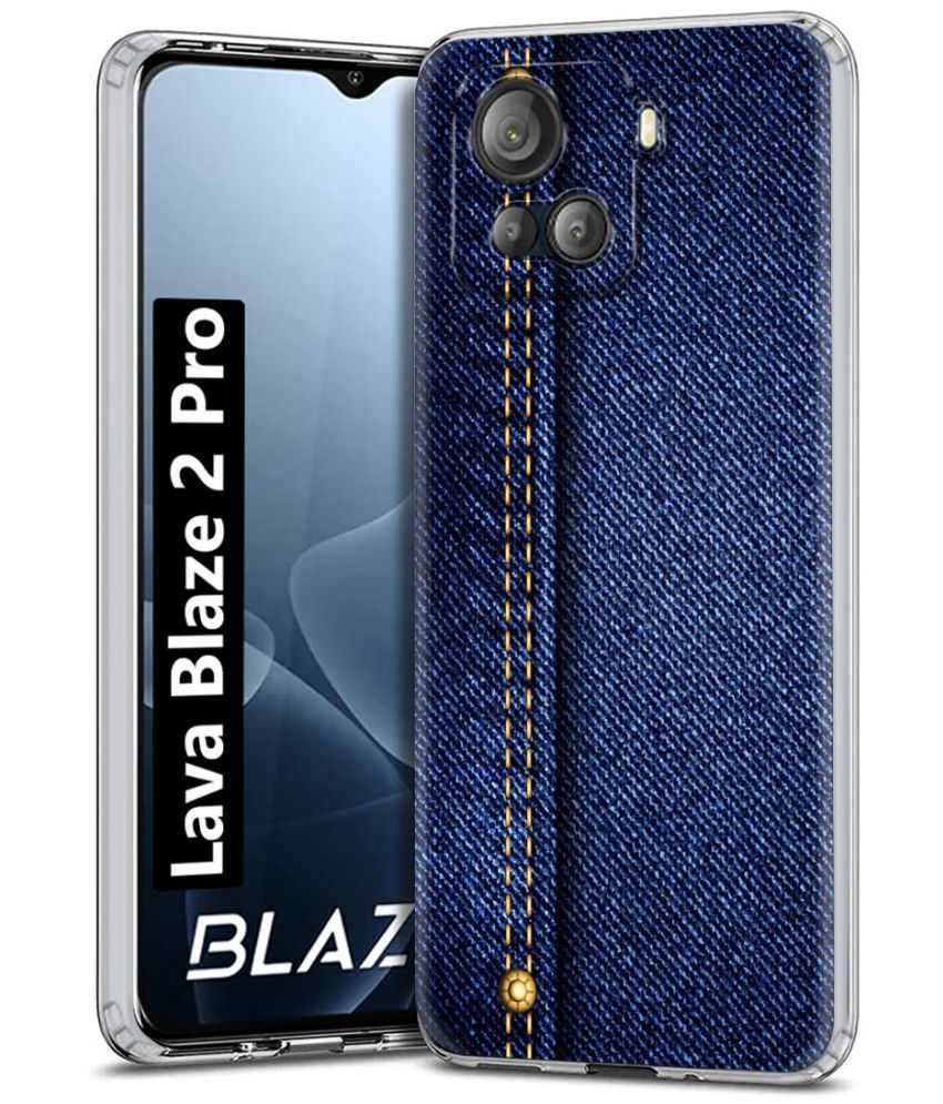     			NBOX Multicolor Printed Back Cover Silicon Compatible For Lava Blaze 2 Pro ( Pack of 1 )