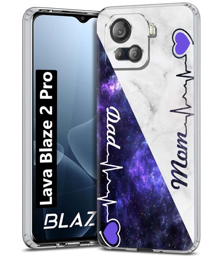     			NBOX Multicolor Printed Back Cover Silicon Compatible For Lava Blaze 2 Pro ( Pack of 1 )