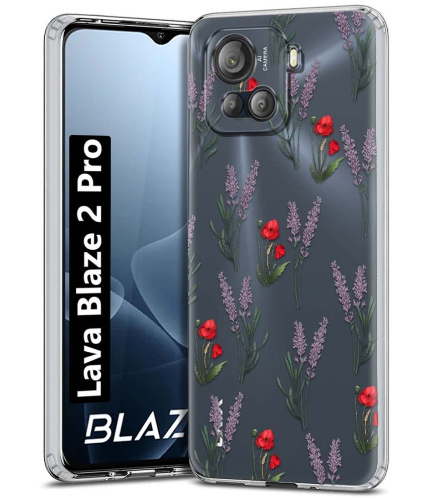     			NBOX Multicolor Printed Back Cover Silicon Compatible For Lava Blaze 2 Pro ( Pack of 1 )