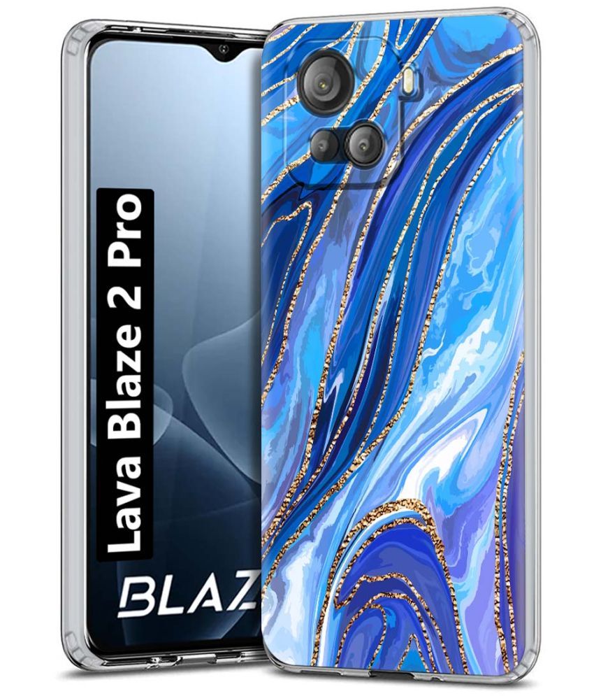     			NBOX Multicolor Printed Back Cover Silicon Compatible For Lava Blaze 2 Pro ( Pack of 1 )