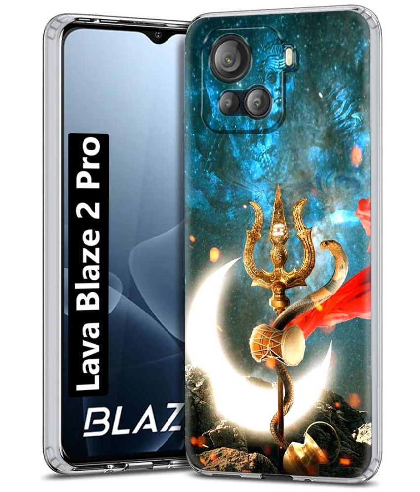     			NBOX Multicolor Printed Back Cover Silicon Compatible For Lava Blaze 2 Pro ( Pack of 1 )