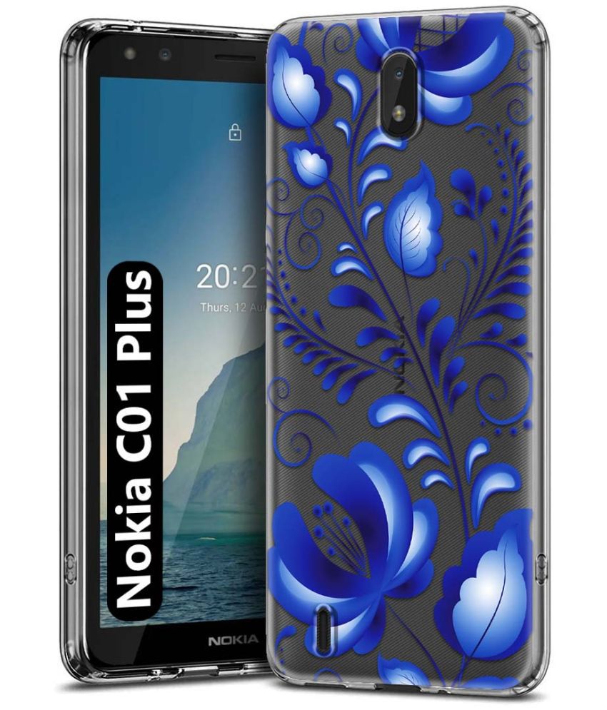     			NBOX Multicolor Printed Back Cover Silicon Compatible For Nokia C01 Plus ( Pack of 1 )
