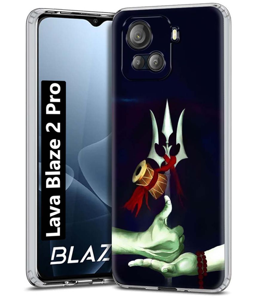     			NBOX Multicolor Printed Back Cover Silicon Compatible For Lava Blaze 2 Pro ( Pack of 1 )