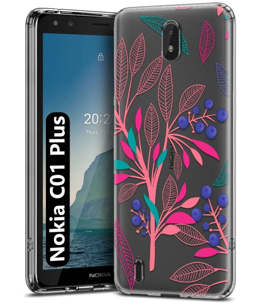     			NBOX Multicolor Printed Back Cover Silicon Compatible For Nokia C01 Plus ( Pack of 1 )