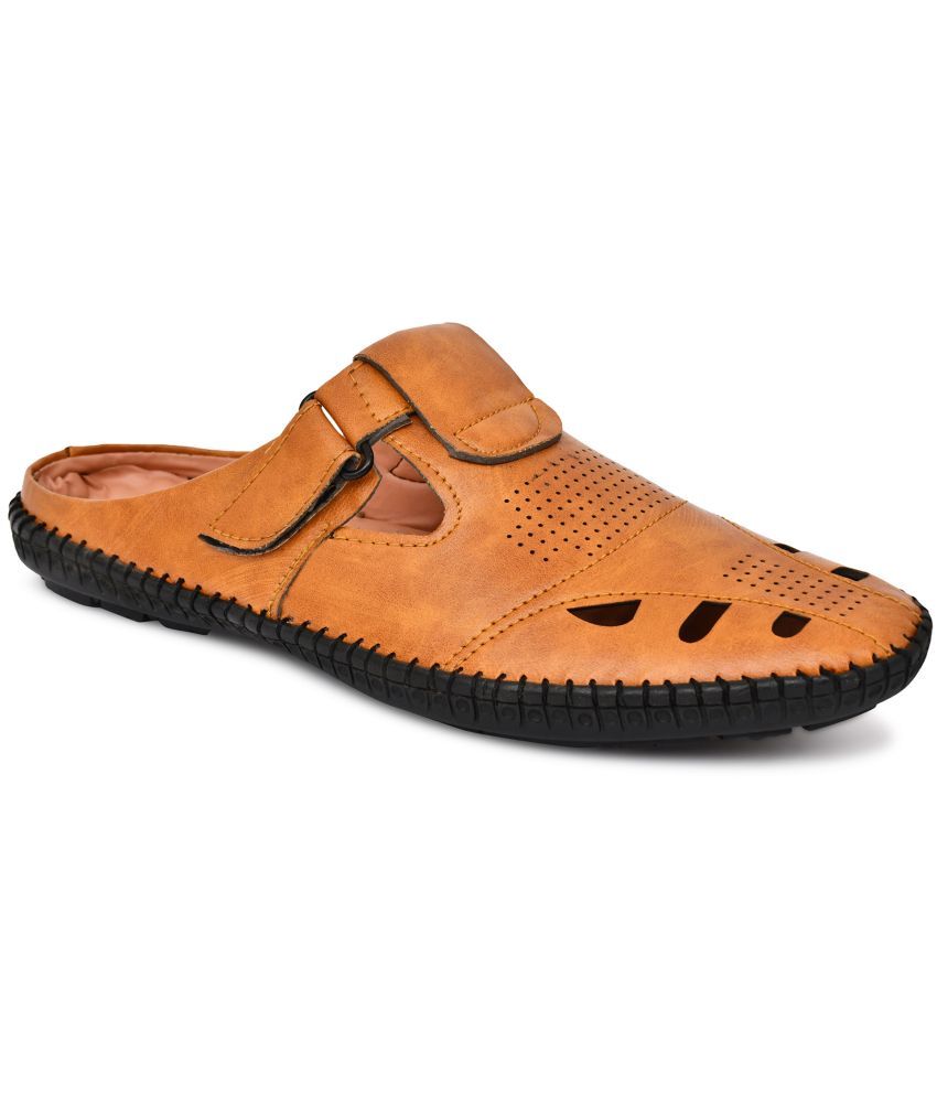     			Akiko - Tan Men's Sandals