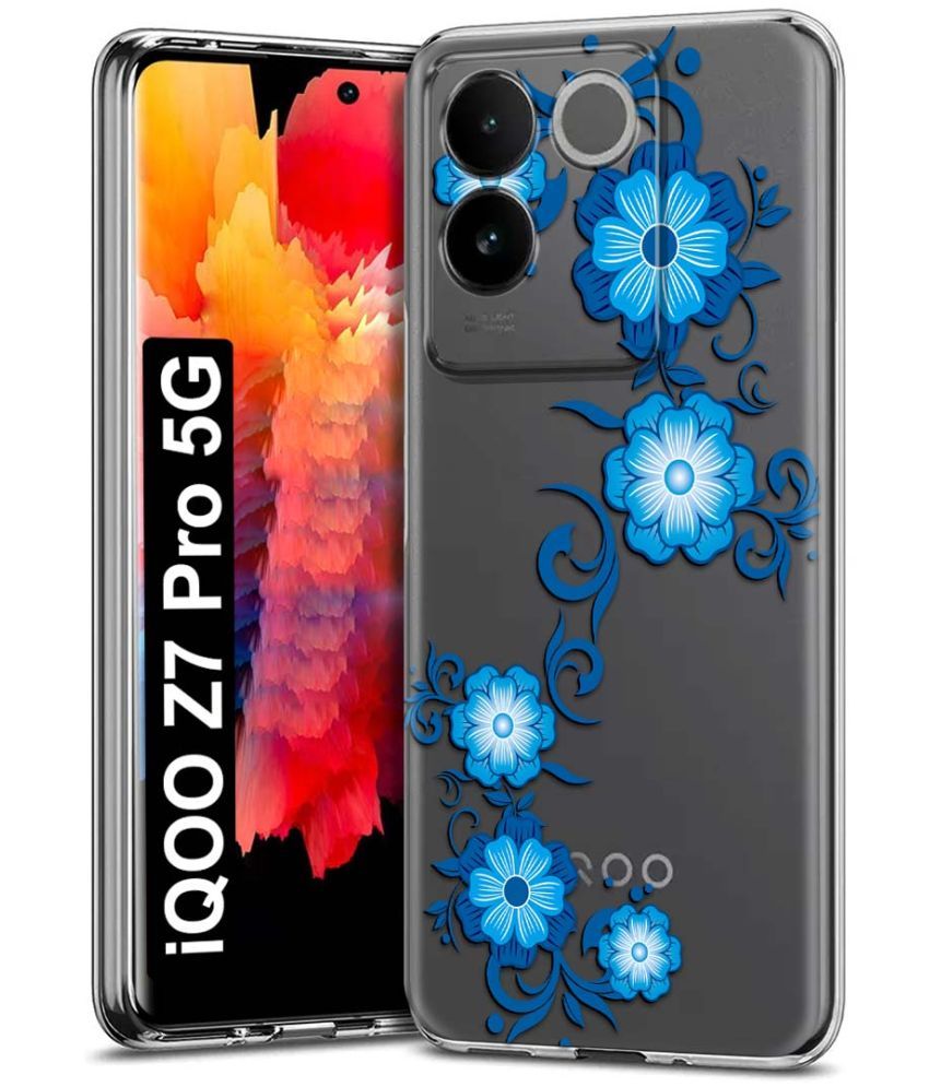     			Fashionury Multicolor Printed Back Cover Silicon Compatible For iQOO Z7 Pro 5G ( Pack of 1 )