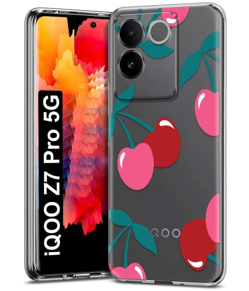     			Fashionury Multicolor Printed Back Cover Silicon Compatible For iQOO Z7 Pro 5G ( Pack of 1 )