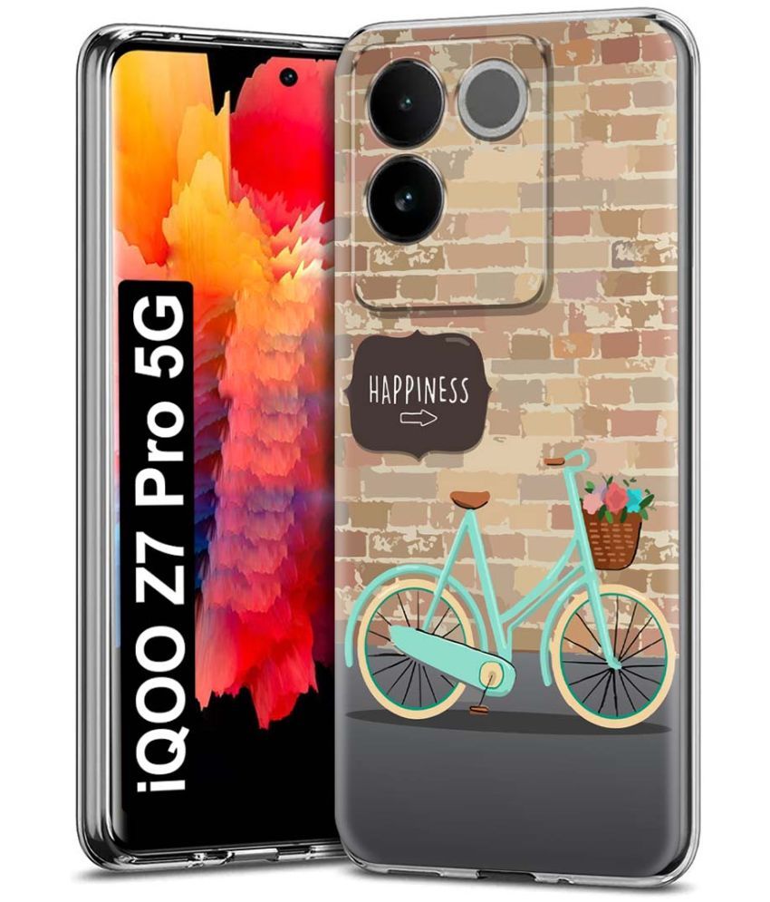     			Fashionury Multicolor Printed Back Cover Silicon Compatible For iQOO Z7 Pro 5G ( Pack of 1 )