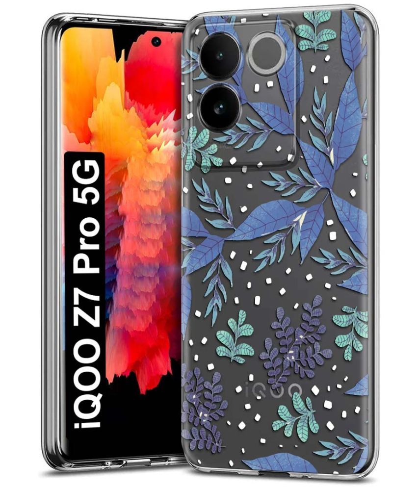     			Fashionury Multicolor Printed Back Cover Silicon Compatible For iQOO Z7 Pro 5G ( Pack of 1 )