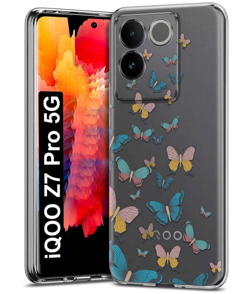     			Fashionury Multicolor Printed Back Cover Silicon Compatible For iQOO Z7 Pro 5G ( Pack of 1 )