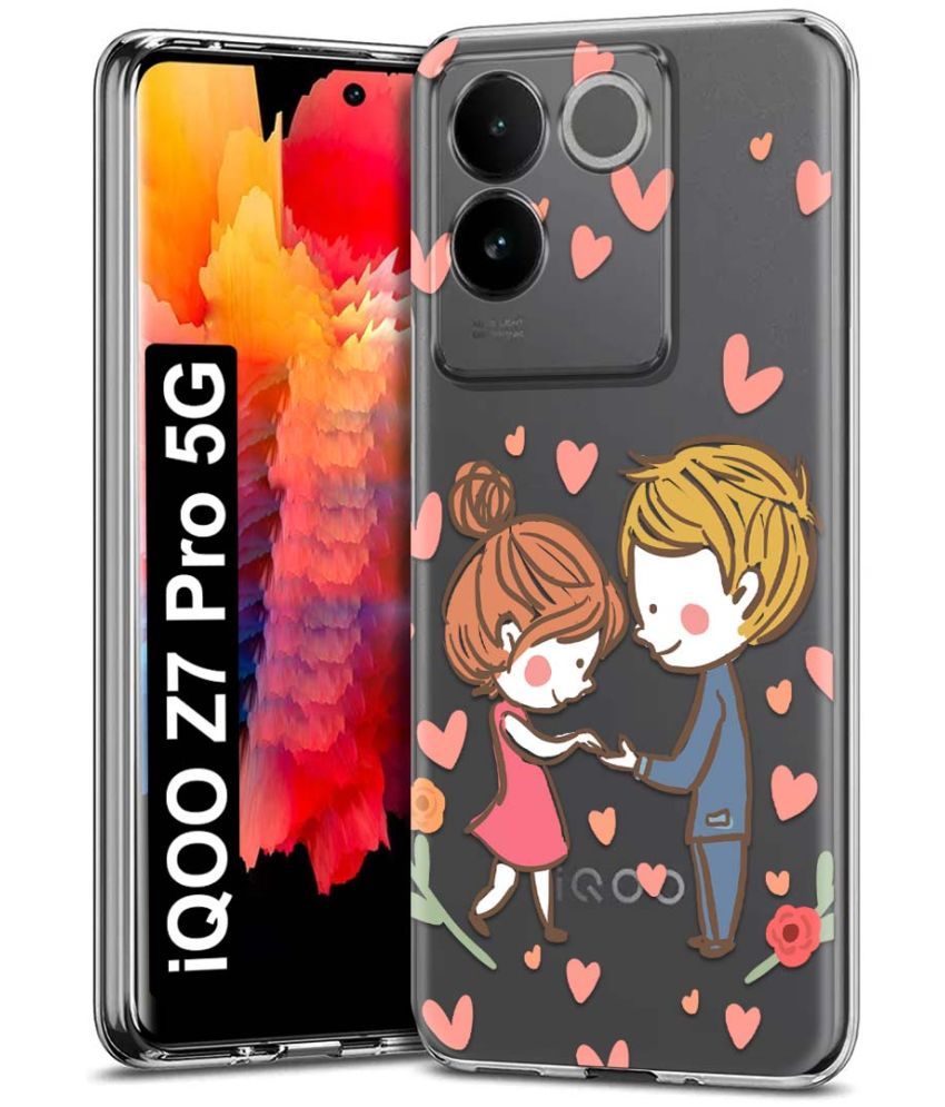     			Fashionury Multicolor Printed Back Cover Silicon Compatible For iQOO Z7 Pro 5G ( Pack of 1 )