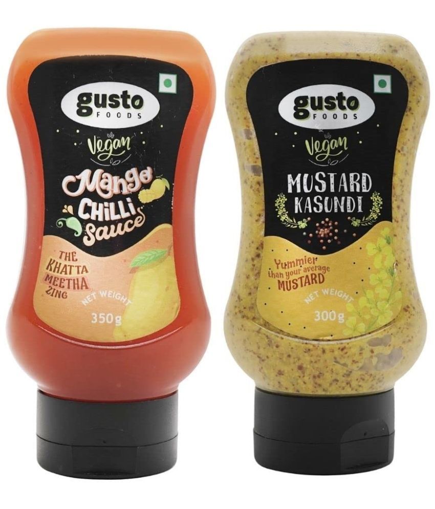     			Gusto Foods Mango Chilli & Mustard Kasundi Sauce 650 g Pack of 2