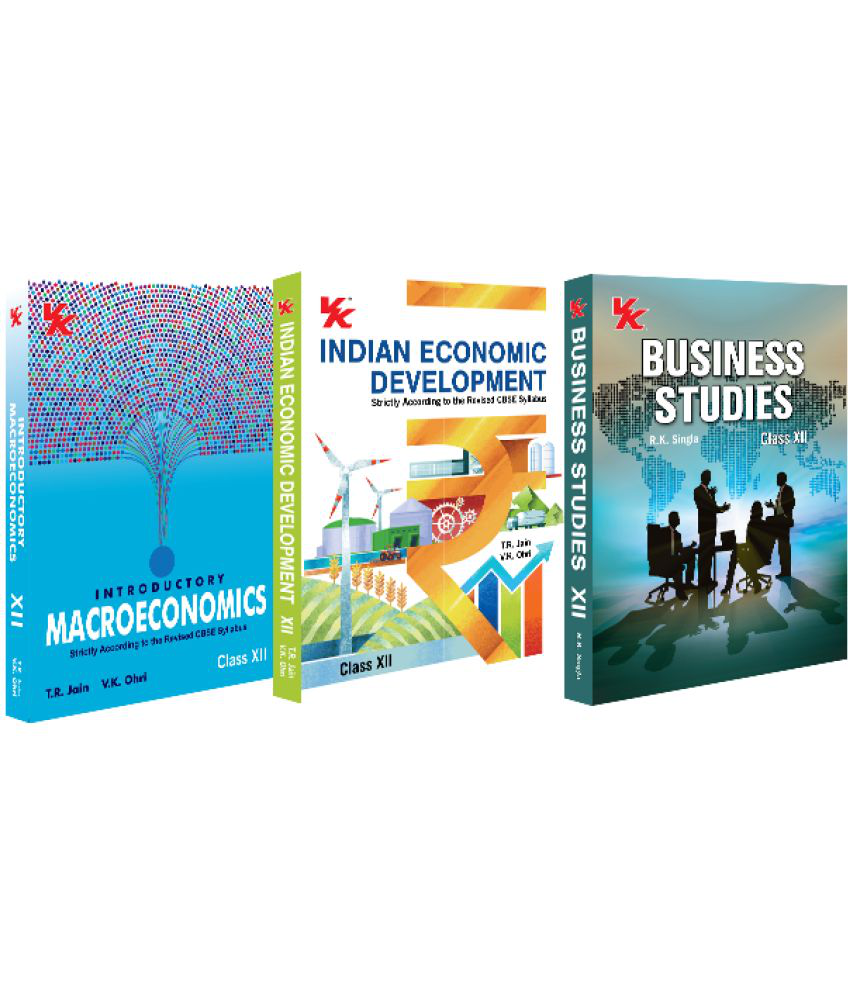     			Introductory Macroeconomics, Indian Economic Development (TR Jain) & Business Studies ( RK Singla) Class 12 (Set of 3) | CBSE | Examination 2024-25