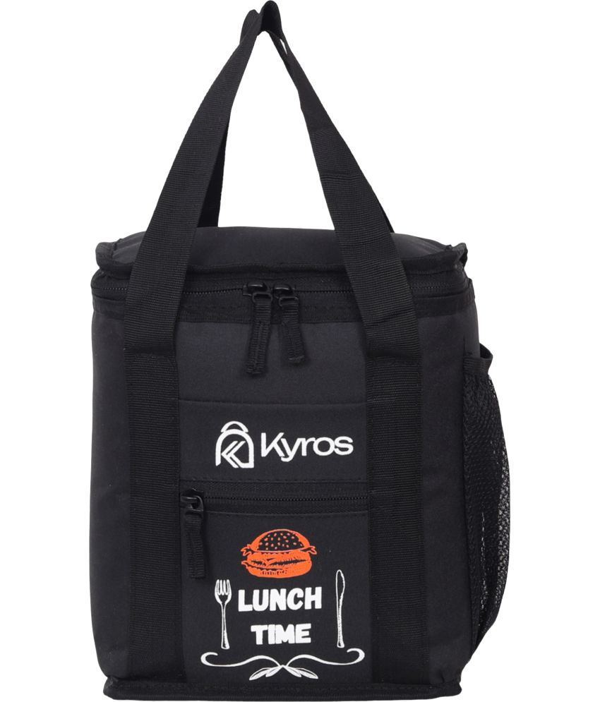     			Kyros Black Polyester Lunch Bag Pack of 1