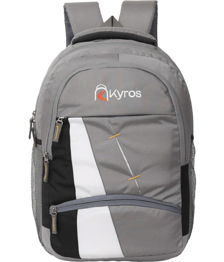    			Kyros GREY Polyester Backpack ( 35 Ltrs )