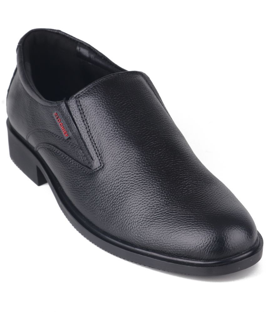     			Red Chief Black Men's Slip On Formal Shoes