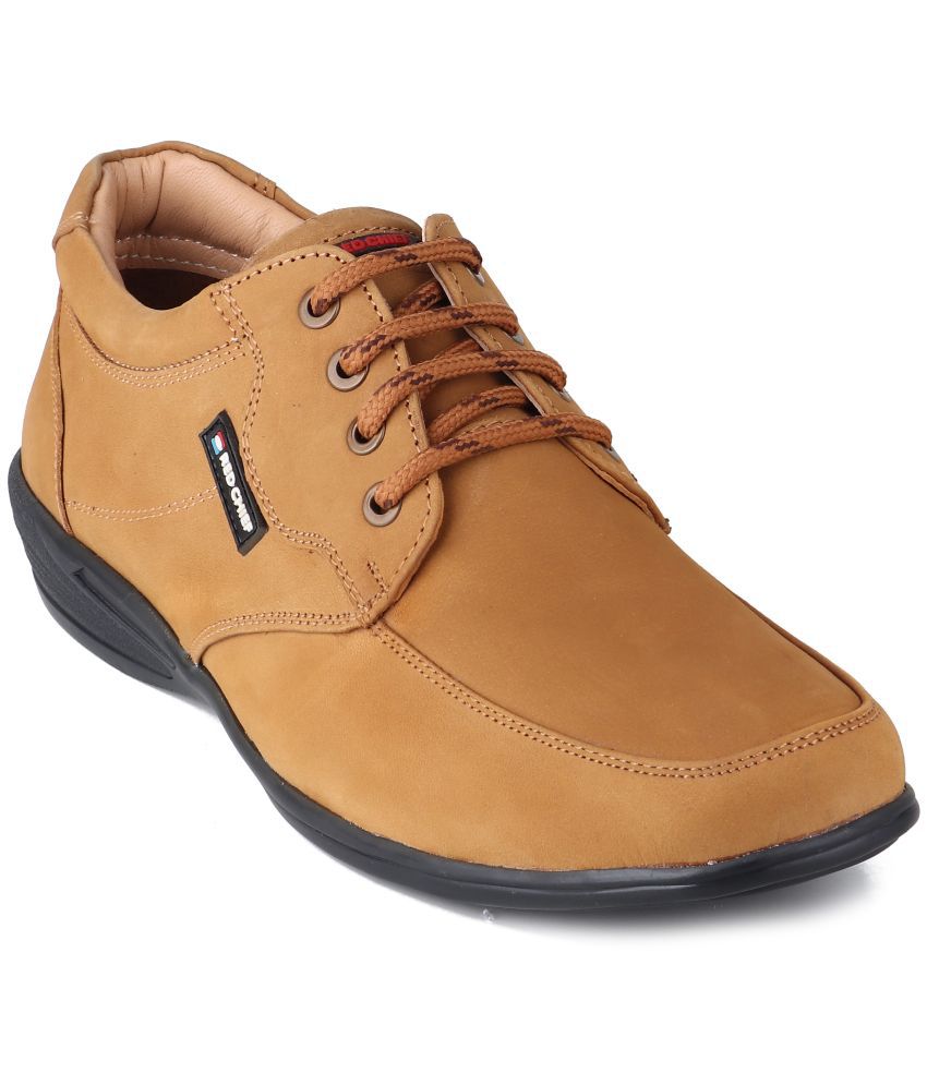     			Red Chief Rust Men's Derby Formal Shoes