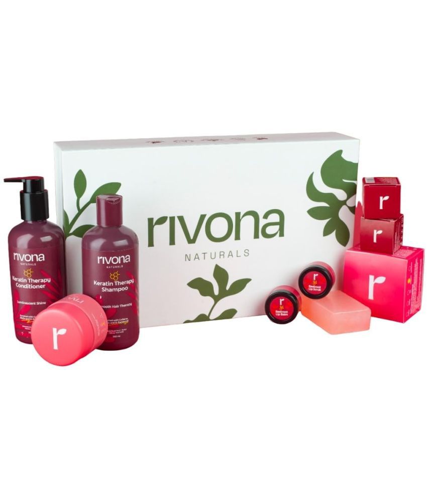     			Rivona Naturals the Pink Box Gift Set | Bath & Body Gift set of 6 | Specially Crafted for Birthdays, Anniversaries & All Special Occasions | For Men & Women
