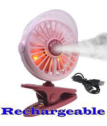 JMALL Fog Spray Rechargeable Fan