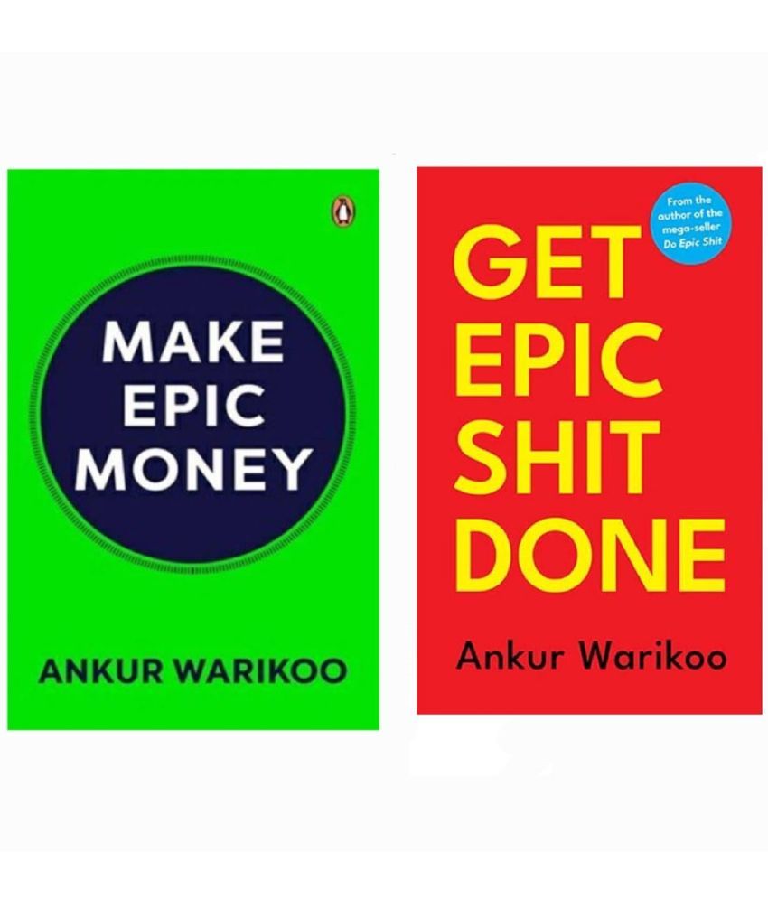     			( Combo Of 2 Books ) Make Epic Money & Get Epic Shit Done , English , Paperback By  Ankur Warikoo