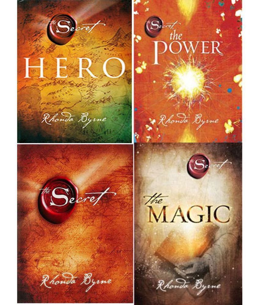     			(Combo of 4 books ) The Secret, Magic, Hero & Power By Rhonda Byrne ( English) Paperback