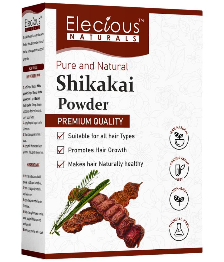     			Elecious Shikakai Powder for Hair (Natural hair cleanser for luxirious and soft hairs) (200 Grams)