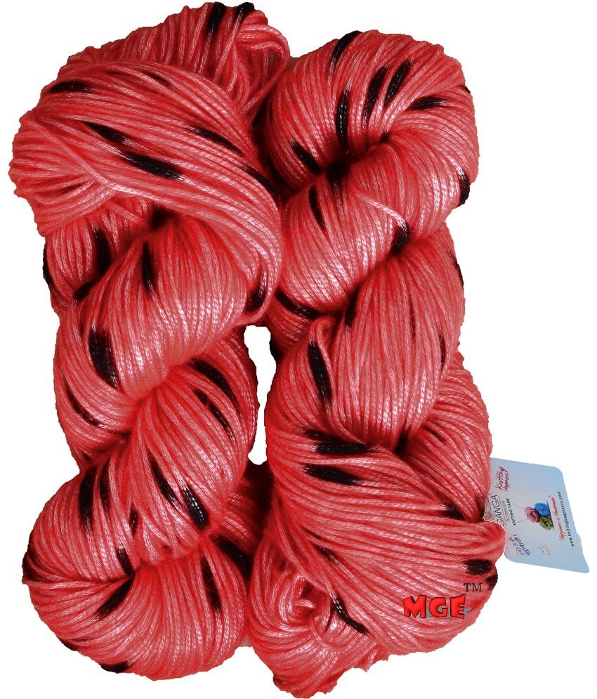     			Ganga Knitting Wool, Flite Joy Red 300 gm Best Used with Knitting Needles, Crochet Needles Medium Thick Wool Yarn for Knitting. by Ganga