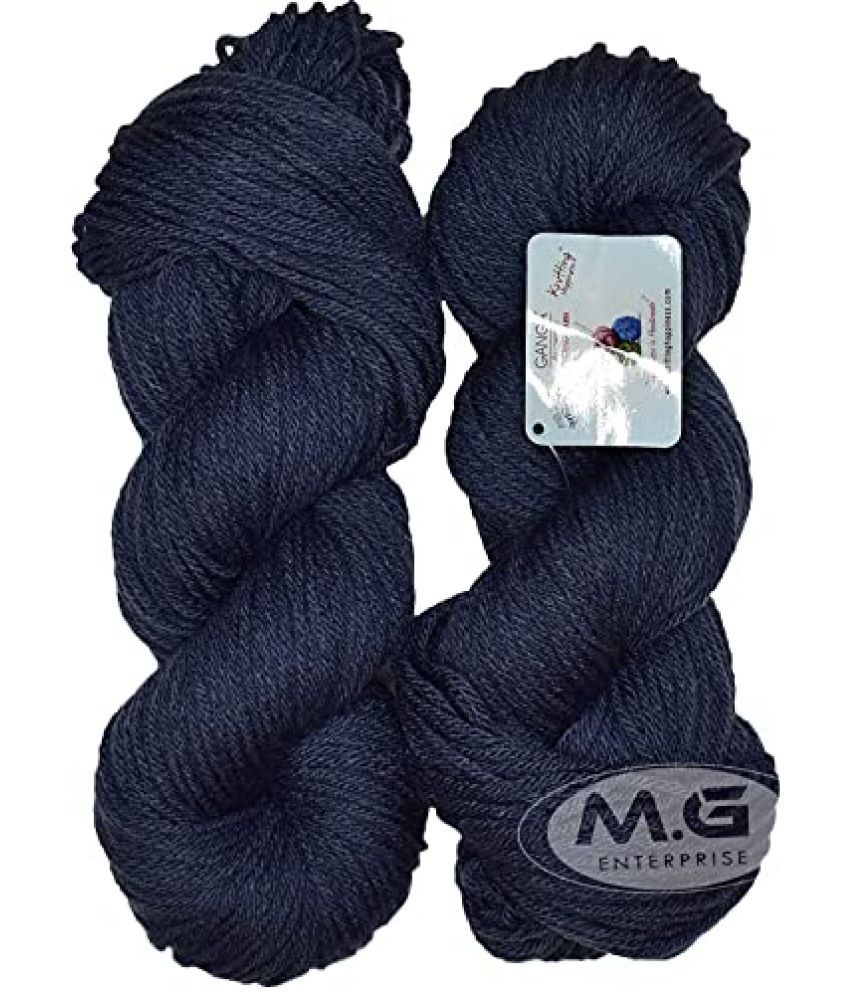     			Ganga Knitting Yarn Thick Chunky Wool, ALI Light Grey 300 gm Best Used with Knitting Needles, Crochet Needles Wool Yarn for Knitting - cj